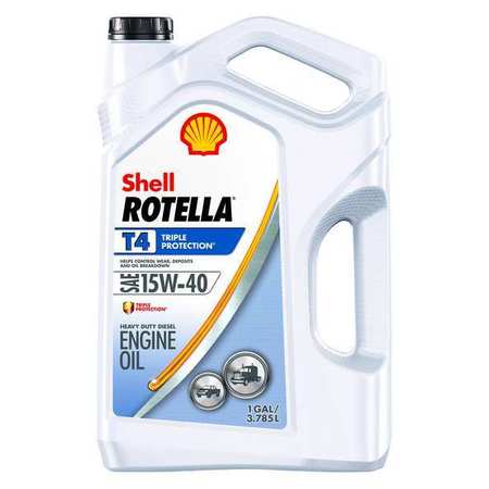 Rotella Motor Oil, Conventional, 15W-40, Bottle, 1 Gal. 550045126
