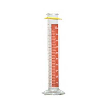 KIMBLE CHASE Graduated Cylinder, 520mm H, 2000mL, PK4 20024D-2000