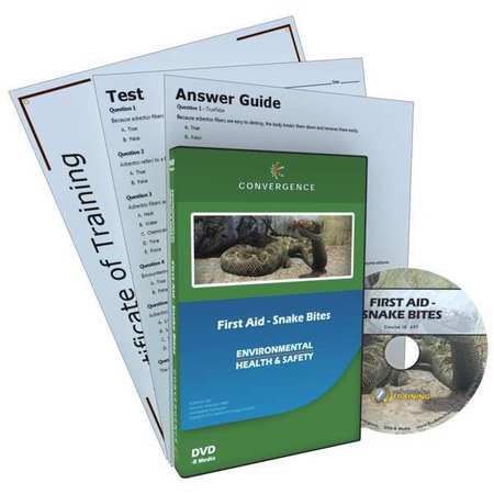 Convergence Training Snake Bites Training, First Aid, DVD C-897