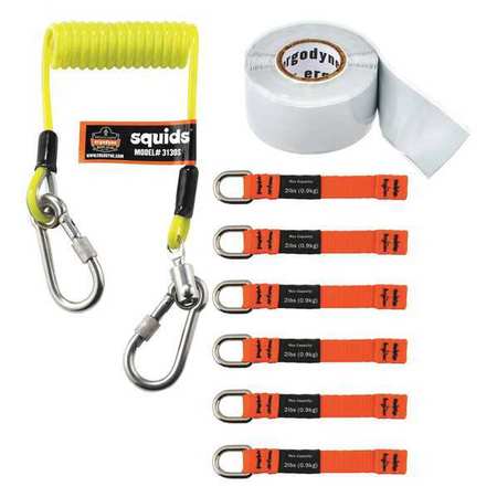 ERGODYNE Lanyard Kit, 51" L, Carabiner Hardware 3180