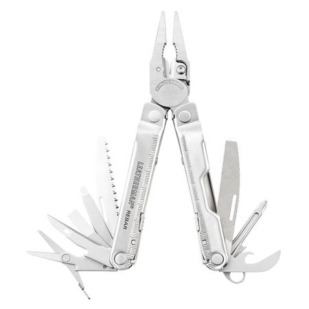 LEATHERMAN Multi-Tool, SS, Silver, 15 Tools 832297
