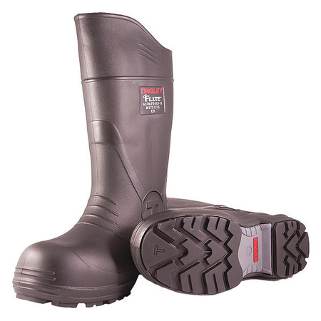 TINGLEY Flite Composite-Toe Rubber Boots, Aerex 1.5.5, Hardened Rubber, 15 in H, Black, Men's, Size 11 27251