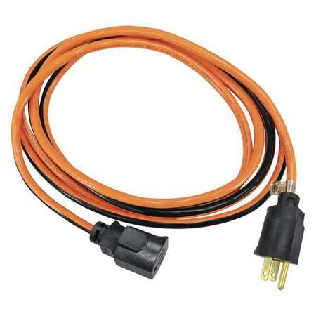 POWER FIRST 10 ft. Extension Cord 14/3 Gauge OR/BK 52NY13