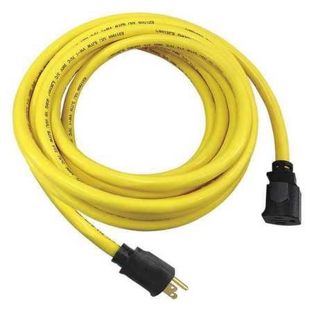 POWER FIRST 25 ft. Extension Cord 10/3 Gauge YL 52NY19