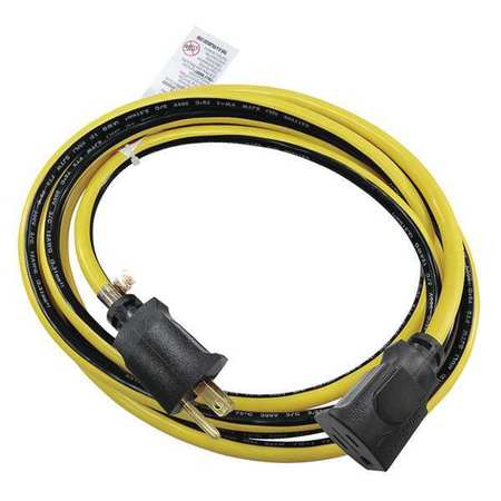 POWER FIRST Extension Cord, 10 ft., 12/3 Gauge 52NY22