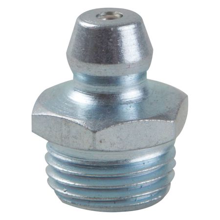 Westward Grease Fitting, Straight, Stl, 9/16" L, PK10 52NZ71