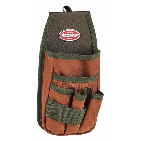 BUCKET BOSS Tool Pouch, Tool Pouch, Green, Polyester, 5 Pockets 54170