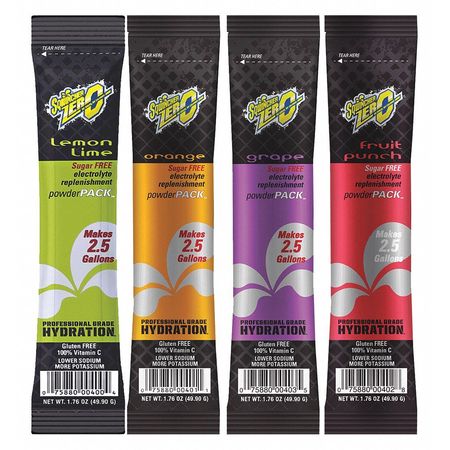 Sqwincher Sports Drink Mix, 1.76 oz., Mix Powder, Sugar Free, Assorted Flavors, 32 PK 159016802