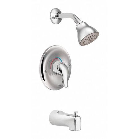 Moen Wall Mounted, Shower Head Kit, Chrome, Wall L2353EP