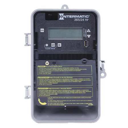 INTERMATIC Electronic Timer, 24 hr./365 Days, 30A ET2105CP