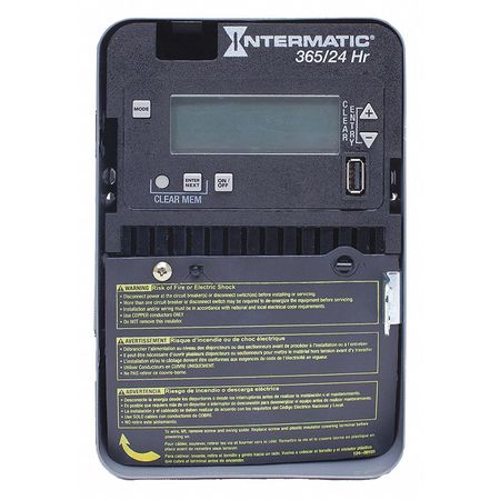 INTERMATIC Electronic Timer, 24 hr./365 Days, 20A ET2115C