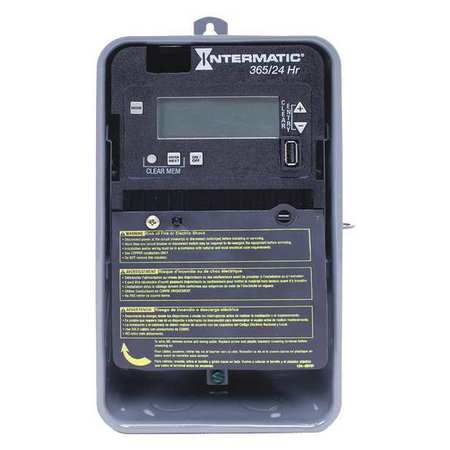 INTERMATIC Electronic Timer, 24 hr./365 Days, 20A ET2115CR