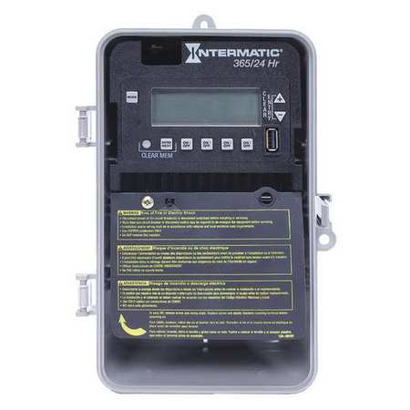INTERMATIC Electronic Timer, 24 hr./365 Days, 30A ET2145CP