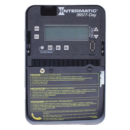 INTERMATIC Electronic Timer, 7/365 Days, 30A ET2725C
