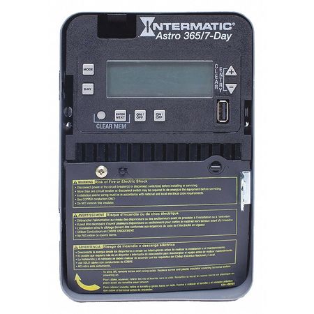 INTERMATIC Electronic Timer, Astro 7/365 Days, 30A ET2825C