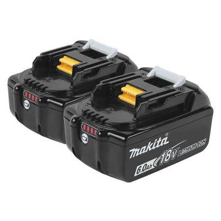 Makita 18V LXT® 6.0Ah Battery, 2/pk BL1860B-2