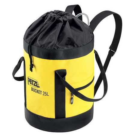 Petzl Bucket Bag, Rope Bucket, Yellow, Polyester S41AY 025
