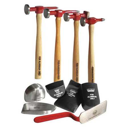 Keysco Tools Kit, Hammer/Dolly Kit, 23-1/4"Lx13-3/4"W 55300