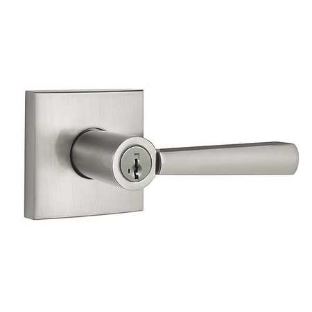 BALDWIN PRESTIGE Lever Lockset, Spyglass/Square Rose 93540-015