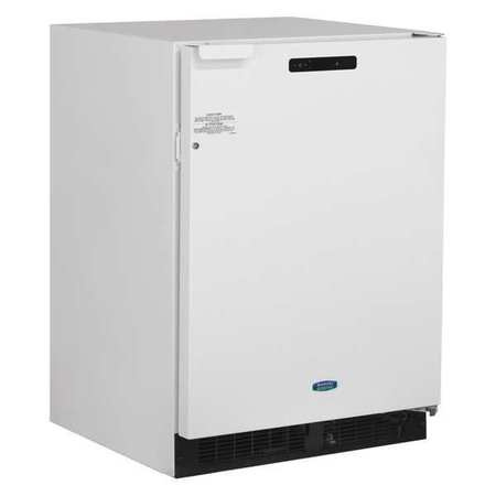 MARVEL SCIENTIFIC Refrigerator/Freezer, Under Counter, White MS24RFS4RW