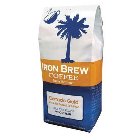 IRON BREW Coffee, 0.12 oz. Net Weight, Whole Bean B-12CGWB
