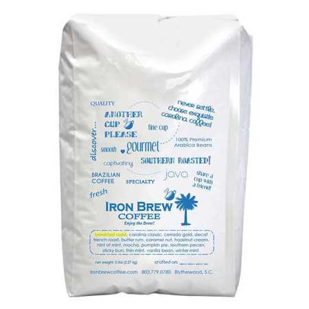 IRON BREW Coffee, 4.59 lb. Net Weight, Ground C-1CT5CG