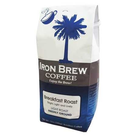 IRON BREW Coffee, 0.12 oz. Net Weight, Ground B-12BR
