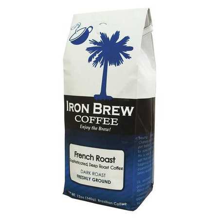 IRON BREW Coffee, 0.12 oz. Net Weight, Ground B-12FR