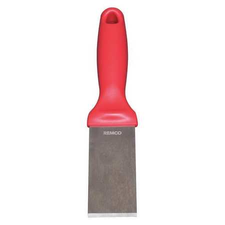 Remco Scraper, SS, 1-1/2" Blade W, Red 69714