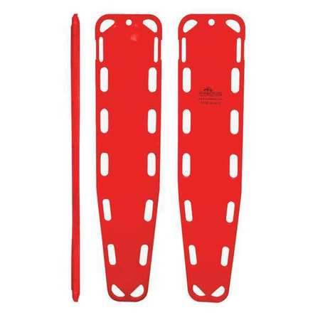 IRON DUCK Spineboard, Red, Speed Clip 35850-P-RD