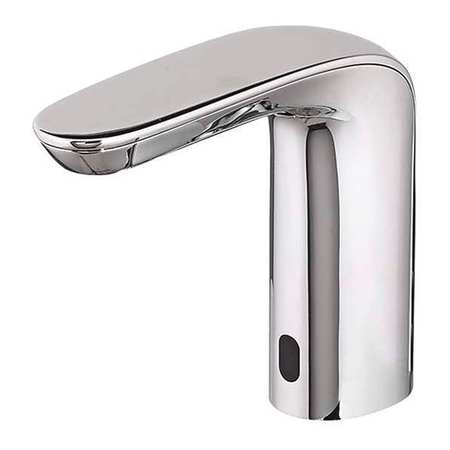 AMERICAN STANDARD Sensor Single Hole Mount, 1 Hole Straight Spout Bathroom Faucet, Polished chrome 775B105.002