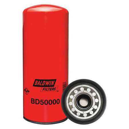 Baldwin Filters Oil Filter, Spin-On Design, 11-25/32" H BD50000