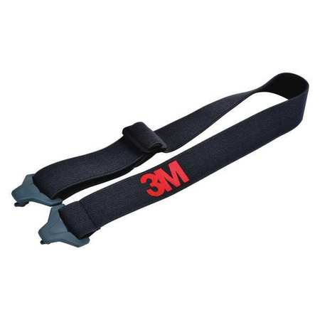 3M Replacement Strap, Blk, Cloth, PK10 GG500-ClthStrap