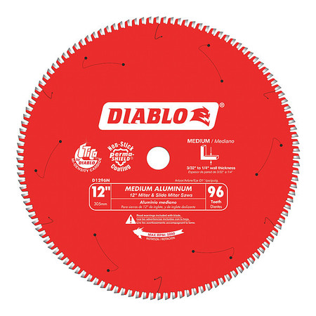 Diablo 12", 96-Teeth Circular Saw Blade D1296N