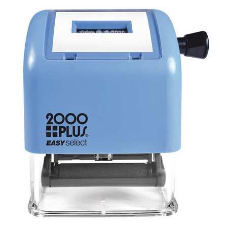 2000 PLUS Self-Inking Date Stamp, Black Ink Color 011091