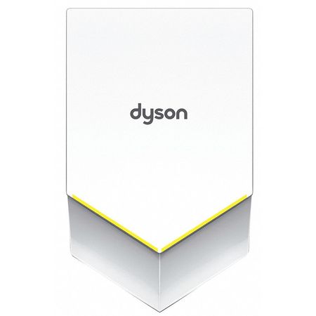 Dyson Antimicrobial, Yes ADA, 110 to 127 VAC, Automatic Hand Dryer HU02