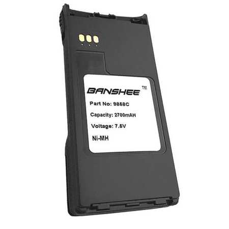 BANSHEE Battery Pack, Fits Motorola, 7.5V 9858C