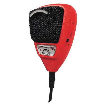 Astatic Noise Cancelling CB Microphone, Red 302-10036
