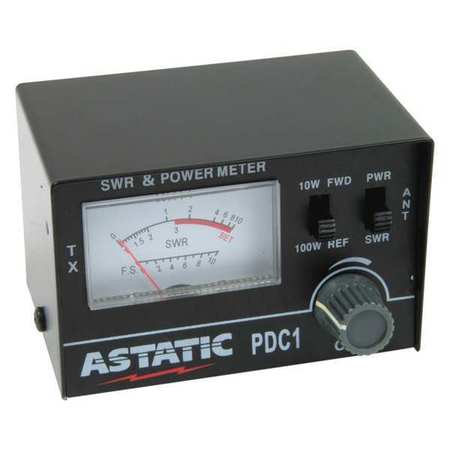 ASTATIC CB SWR Meter, Heavy Duty, 4 Pin Connector 302-01637