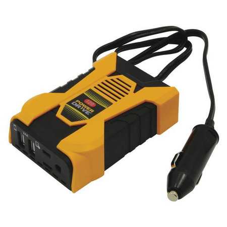 POWERDRIVE Plug-In Inverter, 1 AC, 2 USB, 120W PD120