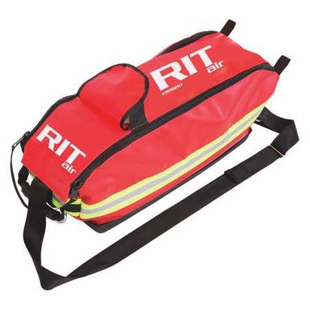 R&B FABRICATIONS Rapid Intervention Bag, Red, 23"L RB-888-RD