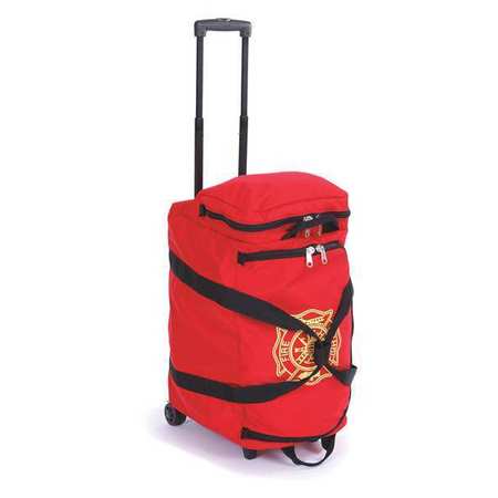 R&B FABRICATIONS Roller Gear Bag, Red, 26" L RB-197MC-W