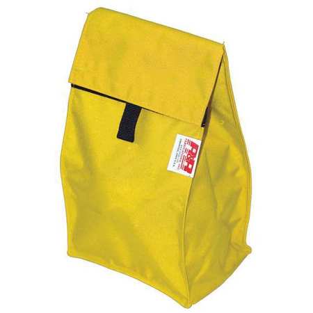 R&B FABRICATIONS Mask Bag, Yellow, 6" L RB-425-YL
