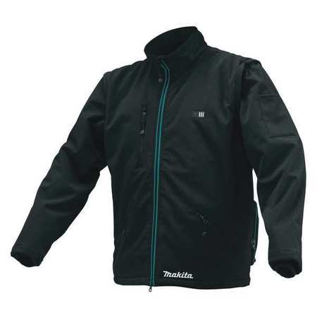 Makita 12 V, Jacket, Men's, Black, Xl CJ102DZXL