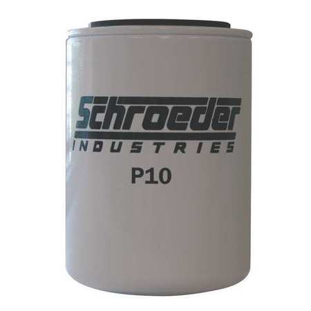 SCHROEDER Spin-On Filter, Cellulose, 10 Microns P10