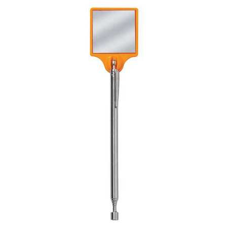 MAG-MATE Inspection Mirror, 6-1/4" to 28" L, Square 301G240HVO