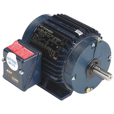 Marathon Motors 3-Phase Severe Duty Motor, 1 1/2 HP, 145T Frame, 230/460V AC Voltage, 1,755 Nameplate RPM 145TTTN16631