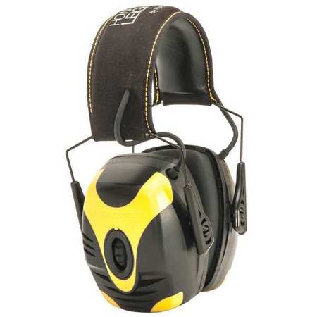 Honeywell Howard Leight Over-the-Head Ear Muffs, 30 dB, Impact Pro, Black/Yellow 1030943