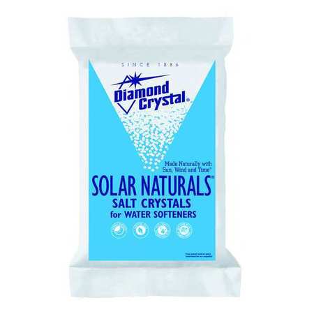 Diamond Crystal Water Softener Salt, Solar Naturals, 50 lb 100012455