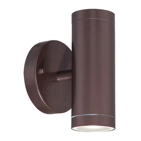 ACCLAIM LIGHTING Wall Light, LED, 2-Light, Arch. Bronze 1402ABZ